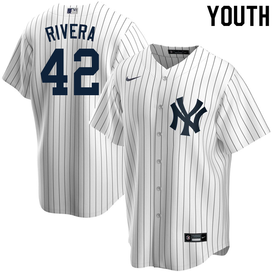 2020 Nike Youth #42 Mariano Rivera New York Yankees Baseball Jerseys Sale-White